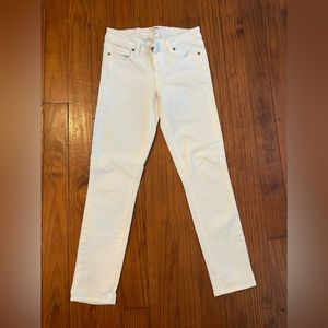 Paige denim Kylie crop size 26 white
